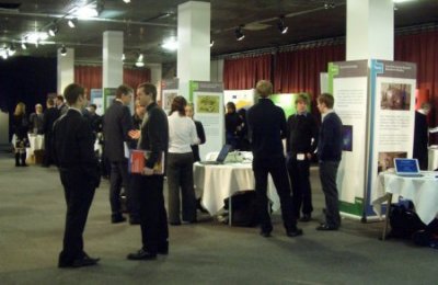 Delegates at the SUPA exhibition