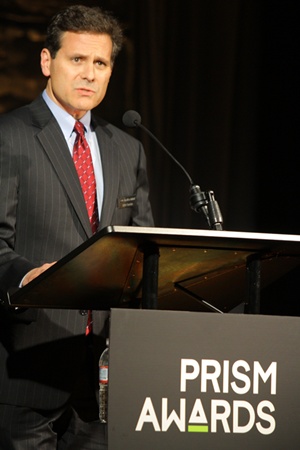 Mike Cumbo at this year's Prism Awards