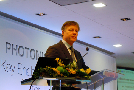 Martin Goetzeler, the outgoing President of Photonics21.