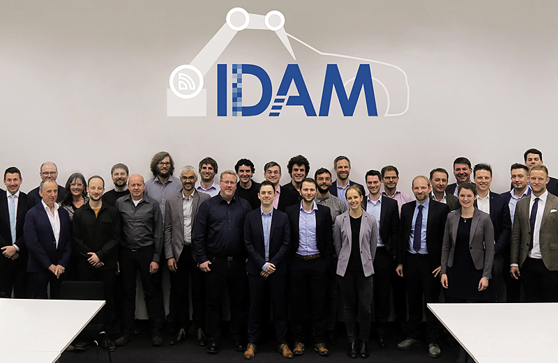 Consortium of the BMBF project IDAM at the kick-off in Munich.