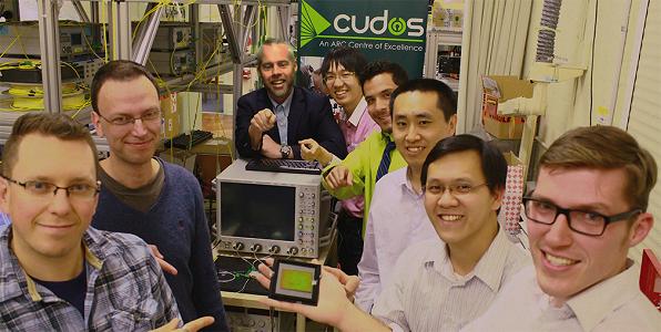 The CUDOS research team at the University of Sydney.