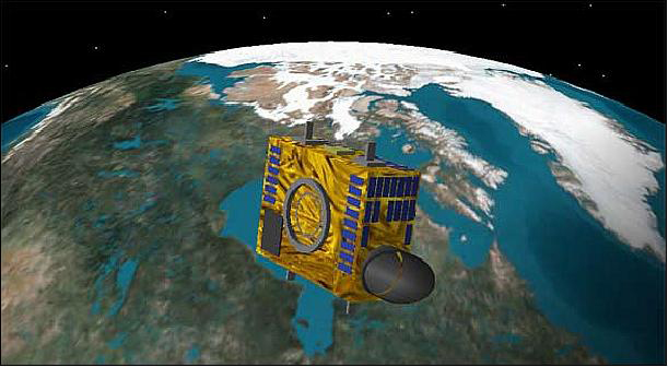 In orbit: e2v’s imaging sensors were also carried on NEOSSat.