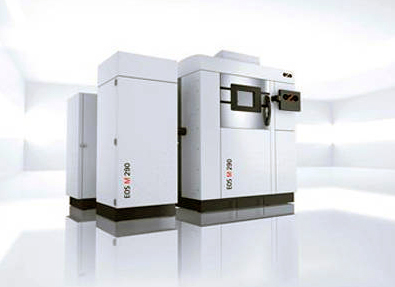 EOS's M290, a laser sintering machine suitable for industrial applications.