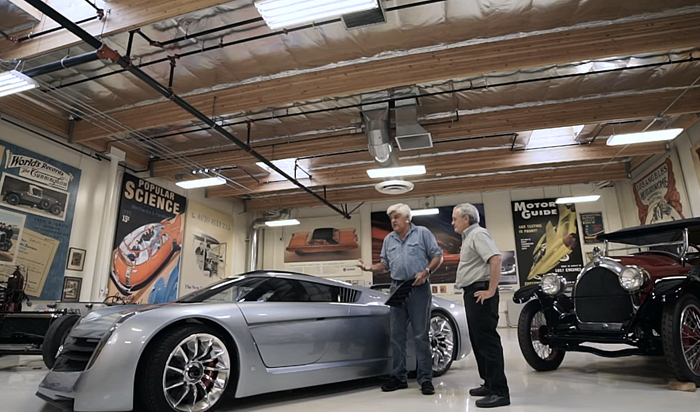Leno has a large collection of classic cars - but parts are hard to come by.