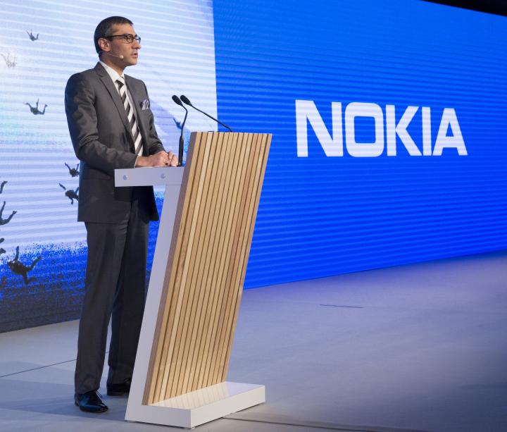 Nokia CEO Rajeev Suri: aims to lead in next-gen network technology.