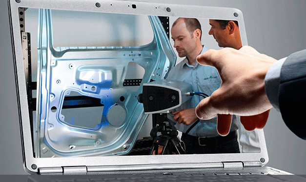 Shown the door: Steinbichler Optotechnik offers a range of competencies in laser scanning.