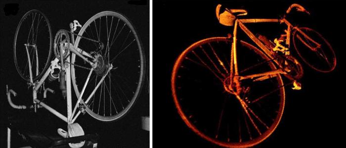 OCT on a bicycle: imaging cubic-meter volumes