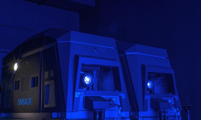 IMAX laser cinema projection