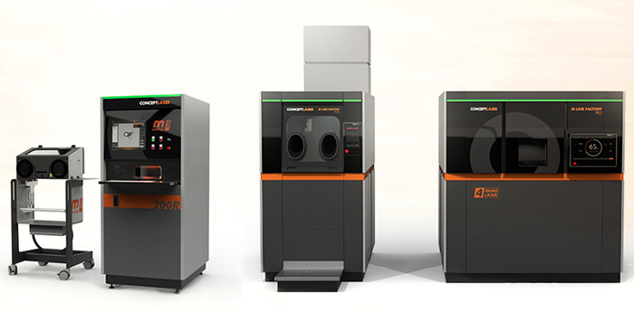Concept Laser's multi-laser systems for additive manufacturing.