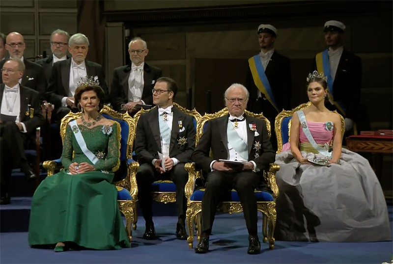 The gathering included the King of Sweden Carl XVI Gustaf and Queen Silvia.