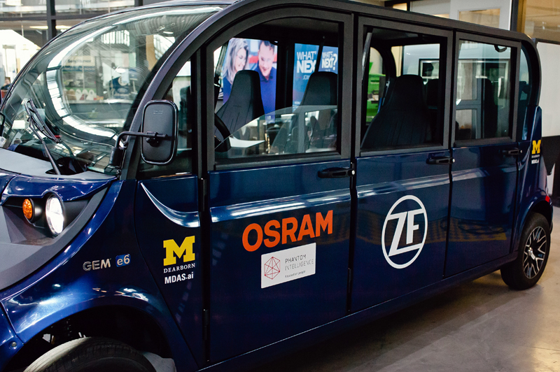 Osram's lasers, IREDs and other semiconductor devices support ADAS systems.