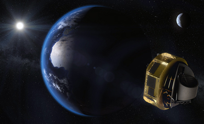 CASE packed: ESA's ARIEL spacecraft en route to Lagrange Point.