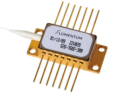 Lumentum's S34 series 14xx nm, 300 to 450 mW diode laser. 