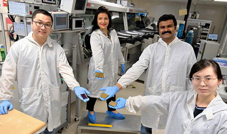 Team effort: perovskites can create flexible and semi-transparent solar cells.