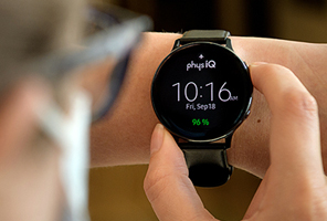 Smartwatch collected data may indicate infection.