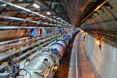 Faster communications: the LHC accelerator.