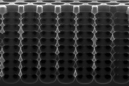 Another dimension: SPRIE produces micrometer structures that refract light.