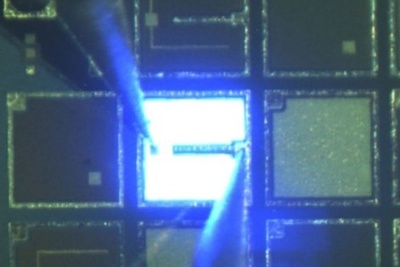 GaN-on-silicon LED