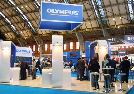 Olympus was a key exhibitor at the EMC 2012 exhibition. 