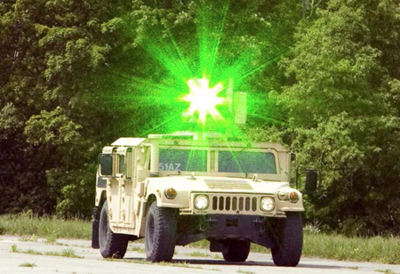 Military lasers are permitted to 