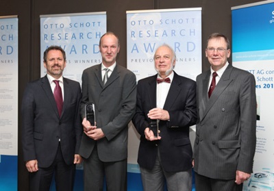 Otto Schott Research Award: 2012 winners