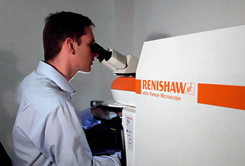 Renishaw's Queen's Award-winning inVia Raman microscope.