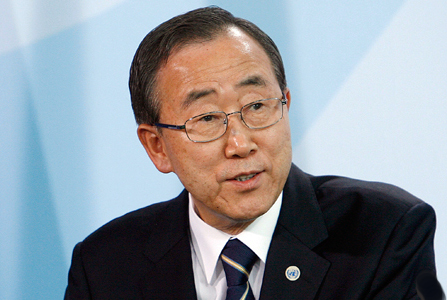 Video message: UN Secretary-General Ban Ki-moon.