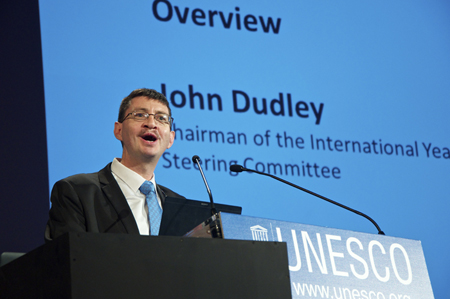 John Dudley, Chairman of the IYL 2015 Steering Committee.