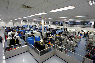 Williams machining and test facility in Oxfordshire, UK. 
