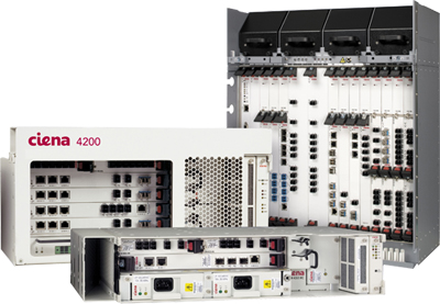 Ciena's 4200 range optimizes WDM transport with integrated switching and services management. 