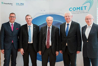 Comet launchers! The partners from LZH and Fraunhofer IOF.