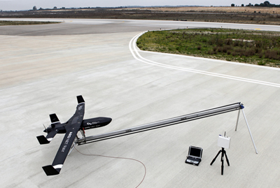 Ready for lift off: Prototype drone undergoing tests in Portugal.