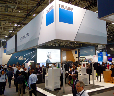 Top Trumpfs: The biggest booth at LASER 2017.
