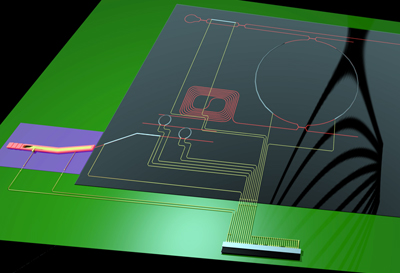 University of Twente's narrowband diode laser chip.