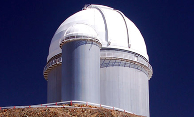 ESO 3.6m telescope at the La Silla Observatory in Chile.