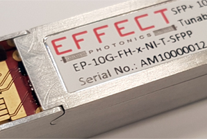 Effetct's narrow-band tunable DWDM optical transceiver.