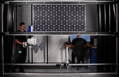 Testing times: precise measurement of solar cells is of crucial importance.