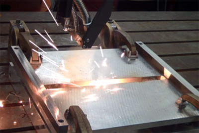 Quick and safe joining of steel and aluminum using remote laser welding.