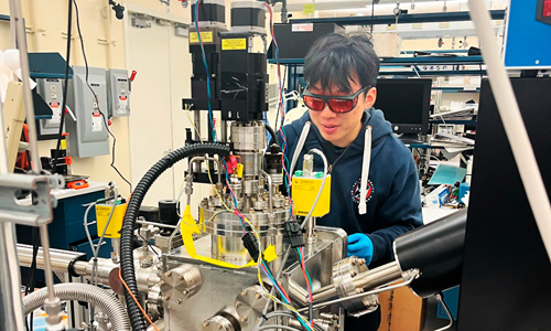 SPIE John Kiel Scholarship winner: Purdue University PhD candidate 2025: Peigang Chen. Photo credit: SPIE.