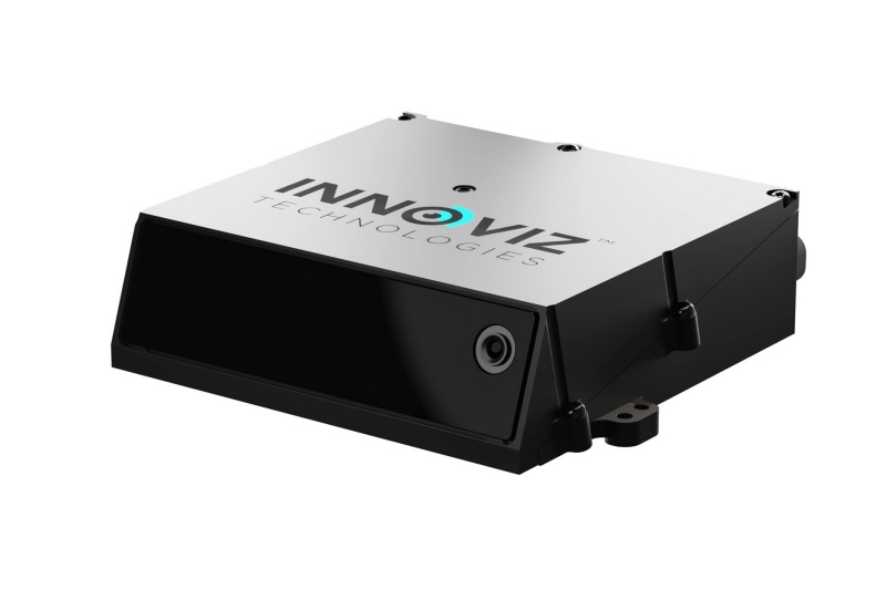 The InnovizThree and Camera, showcased at January's CES 2026 event in Las Vegas, delivers a colored 3D lidar point cloud produced by the combination of sensor data and camera imagery. Image: Innoviz Technologies.