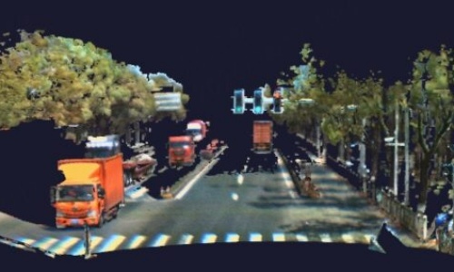 Hesai says that its new 'Picasso' full-color lidar sensors will blur the lines between lidar and camera perception. Photo: Hesai Technology.