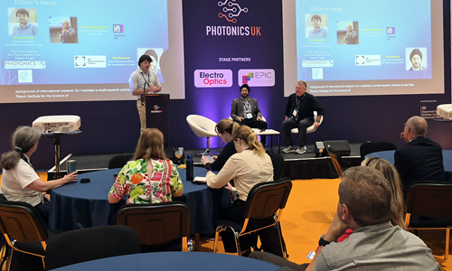 Panel discussion: &ldquo;What will the Photonics Roadmap mean for the UK photonics market?&rdquo;, Photo: Matthew Peach, optics.org.