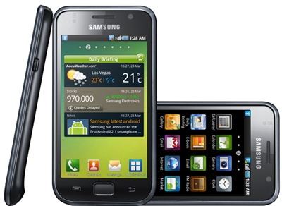 Smart phones featuring the vibrant colors of an AMOLED display are impressive, but with only LG and Samsung able to manufacture them in volume, their market penetration remains limited. Credit: Samsung Mobile.