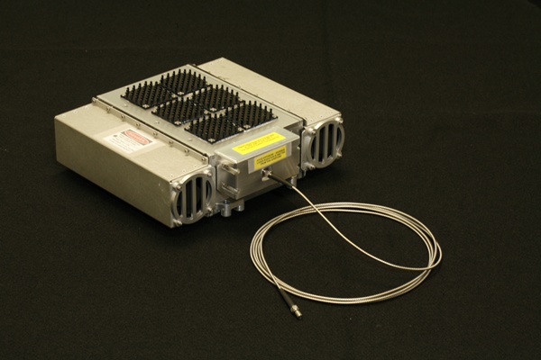 One of Daylight's commercial-off-the-shelf (COTS) laser systems that has been used and tested to military environmental requirements. Though it is considered only an engineering prototype, it meets technical requirements required of defense applications. Credit: Daylight Solutions.