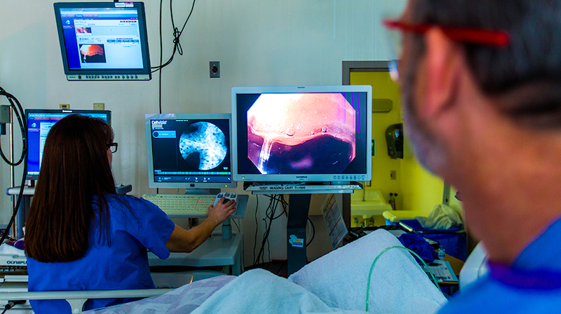 Needle-based confocal laser endomicroscopy should benefit clinicians and patients. Credit: Mauna Kea Technologies.