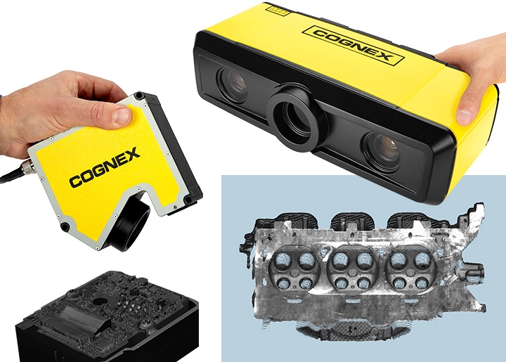 Earlier this year, Cognex expanded its 3D vision capability with the release of three new products. Using techniques including bursts of blue light, alongside high-speed laser scanning and telecentric optics, such technologies are expected to find use in factory inspection and other industrial environments. Photo: Cognex.