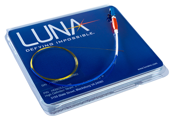 Luna's HD-FOS sensors suit both temperature and strain monitoring. They are available in varying lengths from 1 meter to 20 meters.