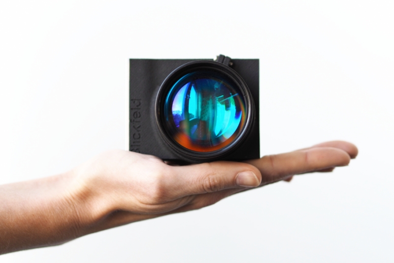 Based around relatively large, proprietary silicon MEMS mirrors to maximize photon collection, Blickfeld's lidar sensors are said to combine long-range performance with a wide field of view. Image: Blickfeld.