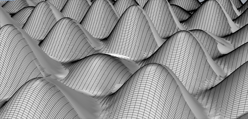 A sketch of a free-form micro-optics component. Such components are expected to find myriad uses in applications ranging from automotive lighting to AR displays and beyond, but production of the complex geometries involved is yet to reach the scale required by industry. The PHABULOuS project is aiming to change that, and in doing so give European photonics companies an advantage. Image: EPIC.