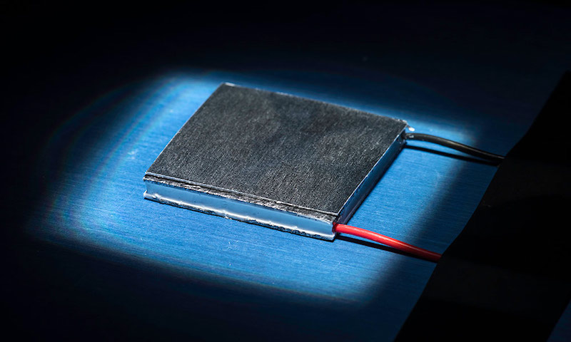 Etched metal surfaces can influence the light collected by an electrical generator for solar power. Credit: University of Rochester/J. Adam Fenster.